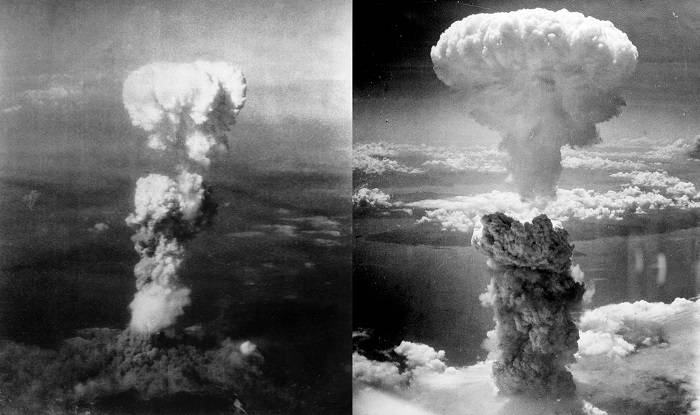 بمب های اتمی آمریکا روی ژاپن انداخت