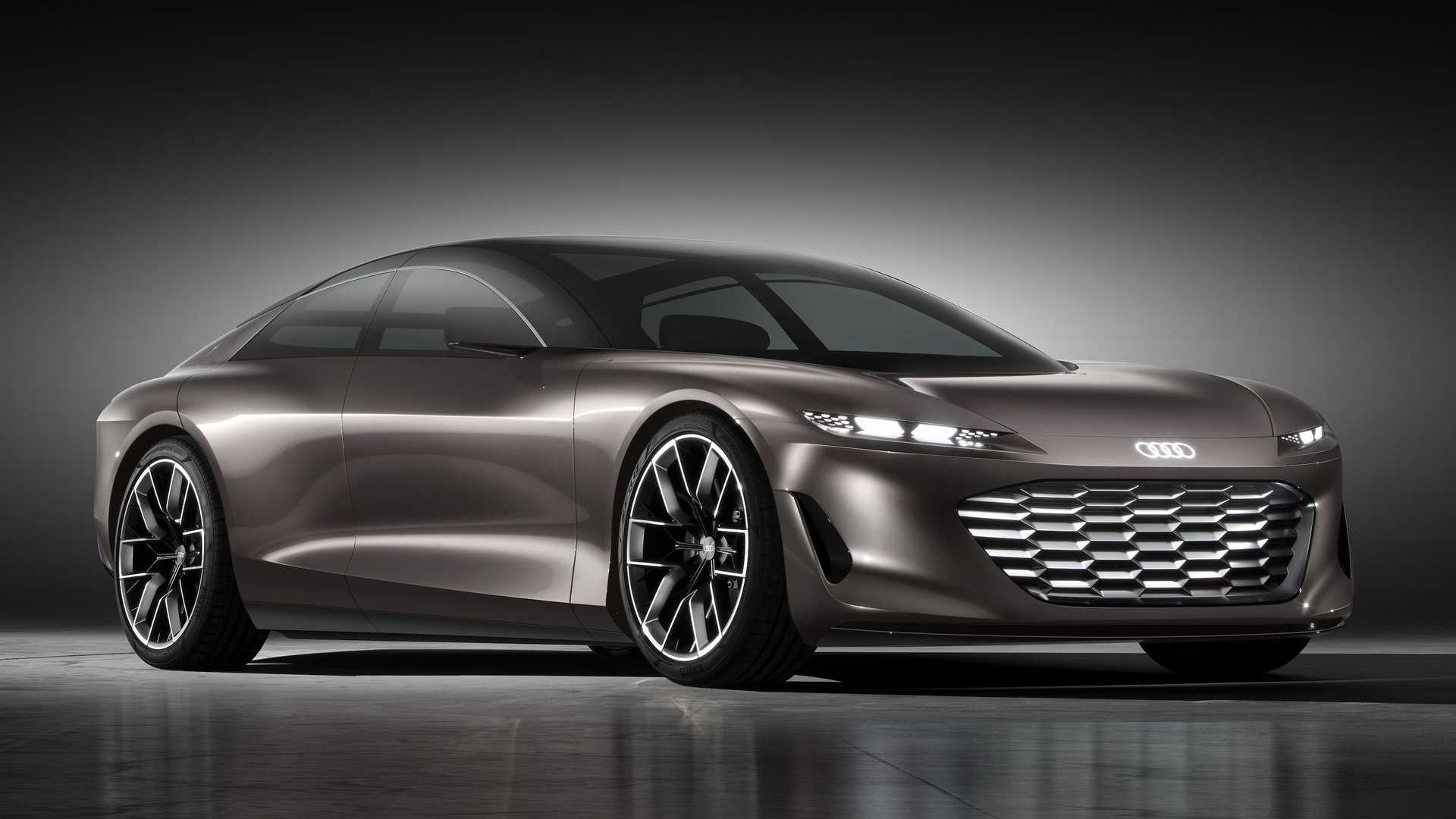 Audi Grandsphere Concept نمای جلو  آئودی گرندسفیر مفهومی 