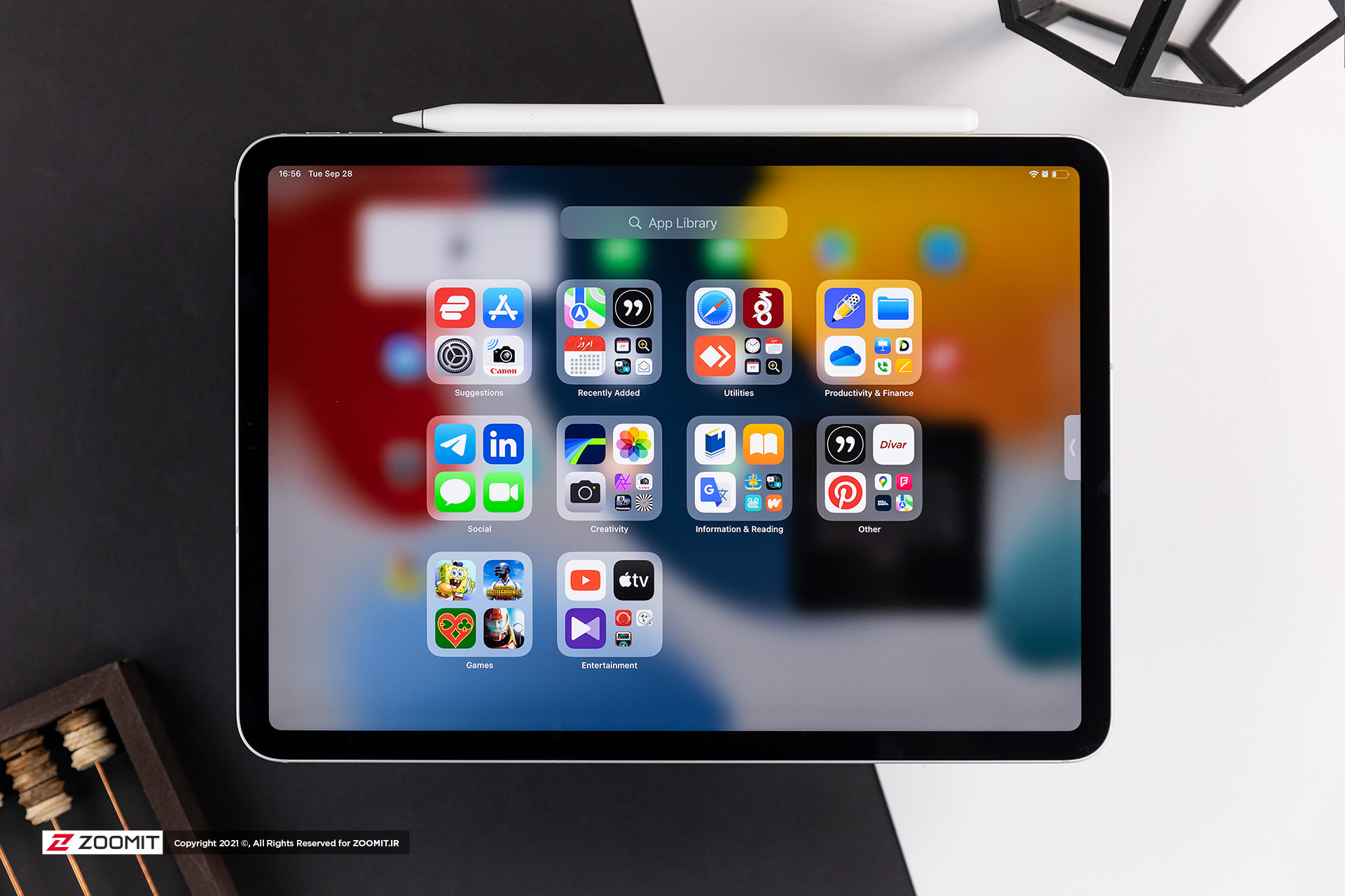 iPadOS 15 - App Library