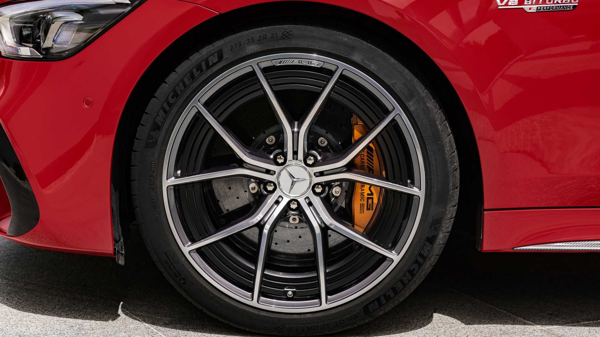 Mercedes-AMG GT 63 S E Performance نمای چرخ آام جی سدان