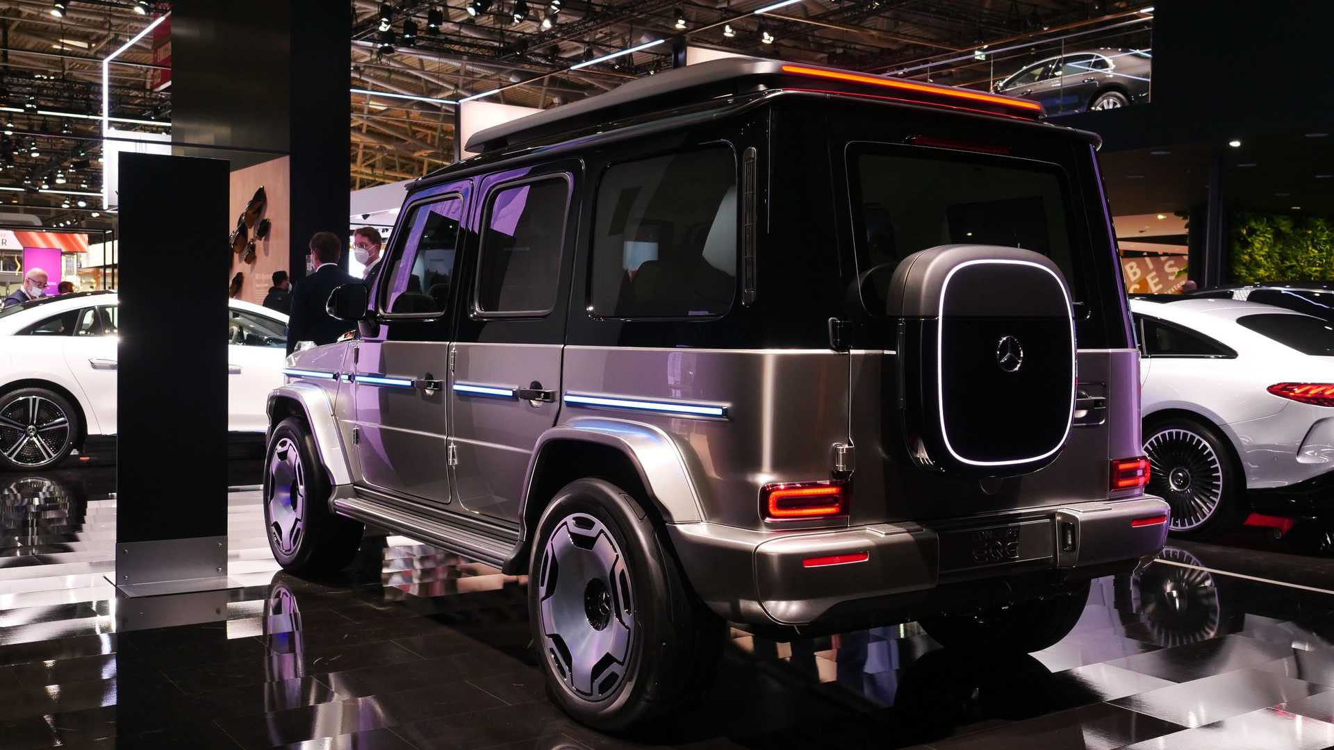 Mercedes EQG Concept /  نمای عقب مدل مفهومی مرسدس ای کیو جی