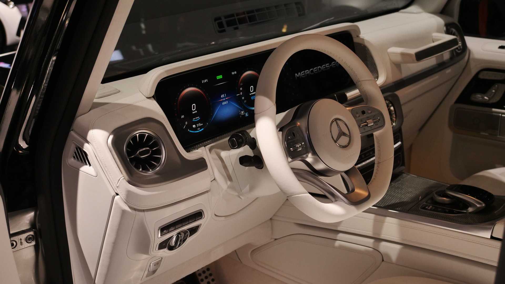 Mercedes EQG Concept / فرمان و داشبورد مدل مفهومی مرسدس ای کیو جی