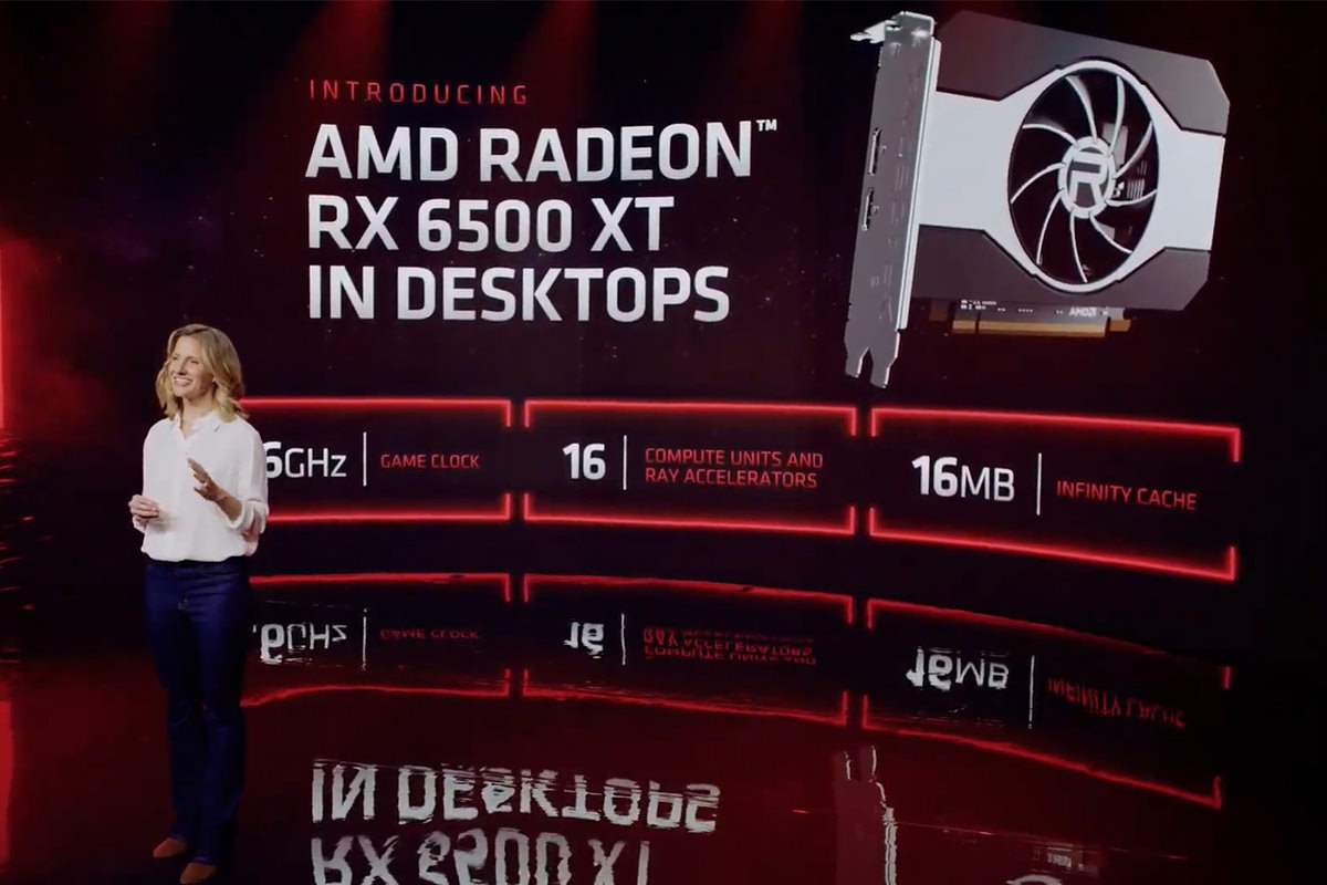مشخصات کارت گرافیک AMD Radeon RX 6500 XT