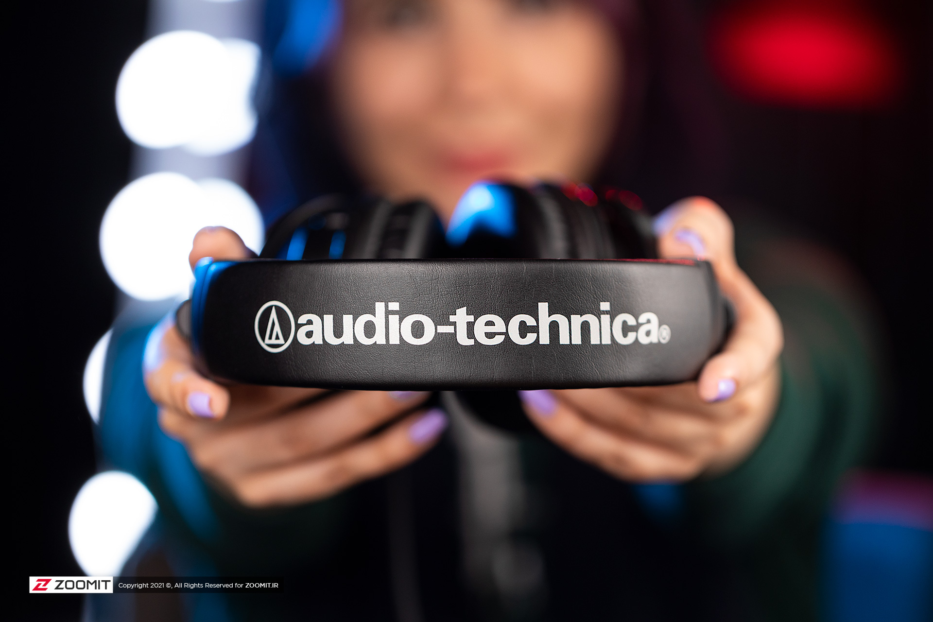Audio Technica ATH M50X headphone logo