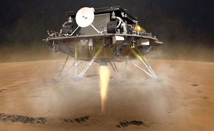 China lands on Mars