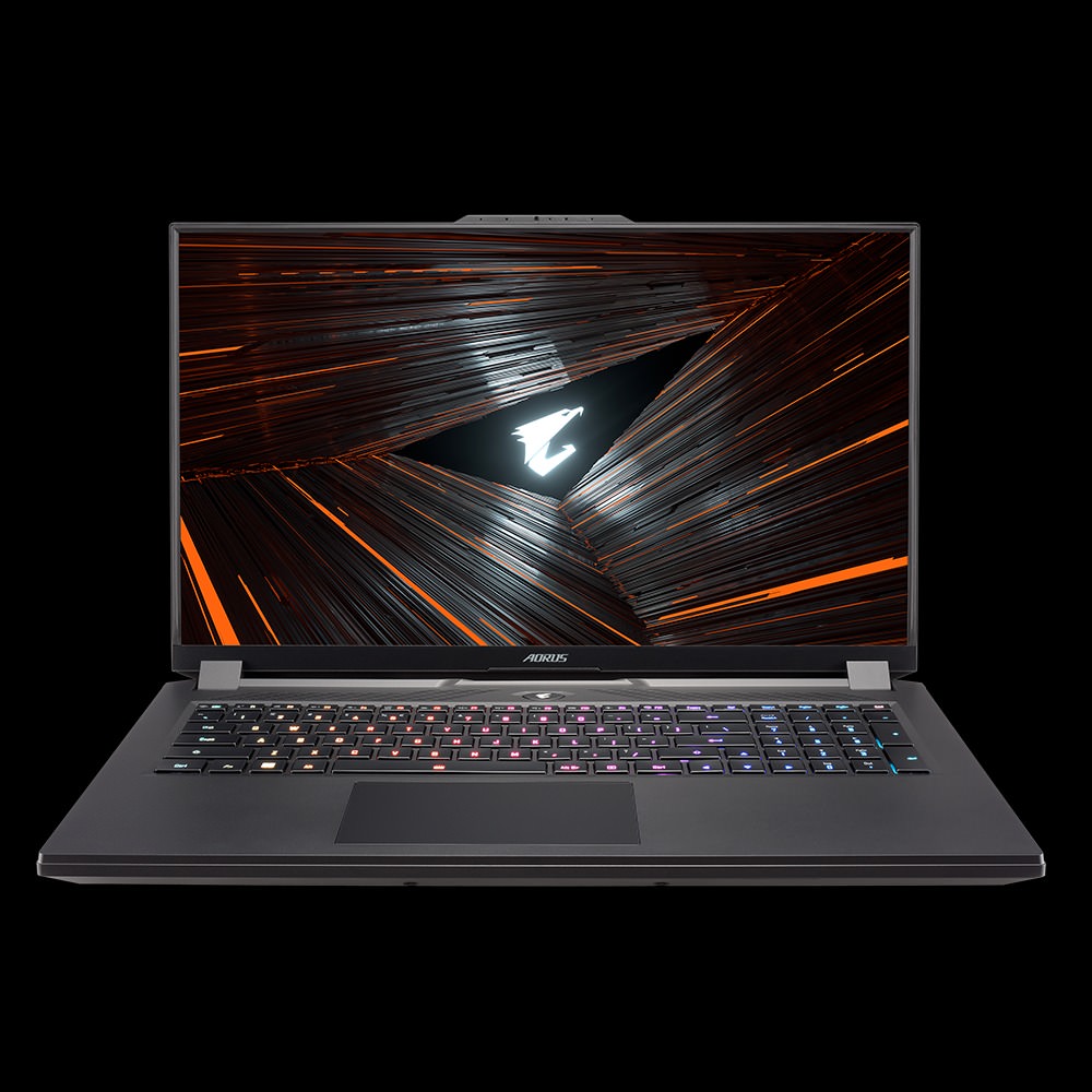 نمای جلوی لپ‌تاپ aorus 17 گیگابایت