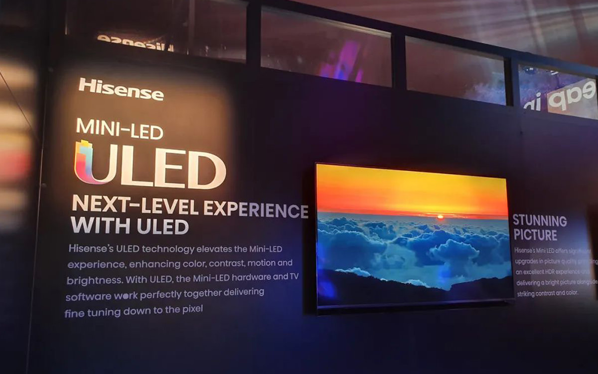 تلویزیون ULED هایسنس در CES 2022