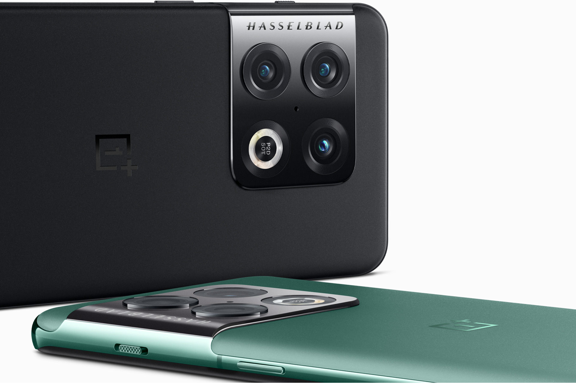 Back view of OnePlus 10 Pro green and black