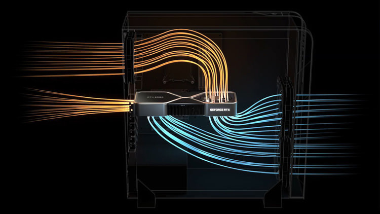 جریان هوای کارت‌گرافیک‌های RTX 30