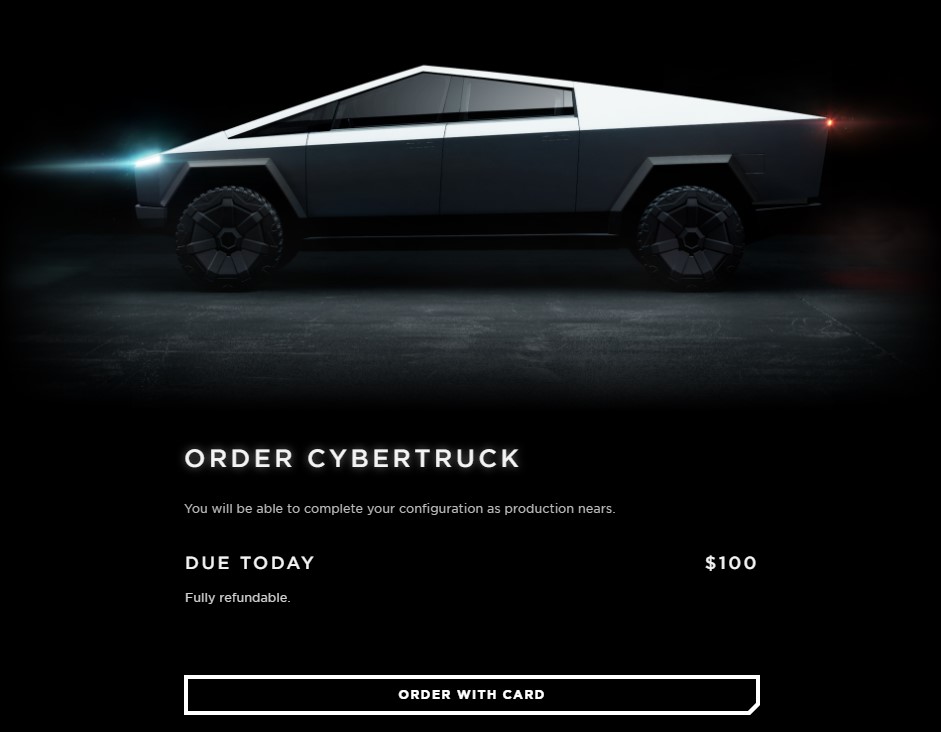 ORDER CYBERTRUCK