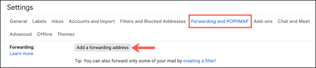 بازارسال خودکار پیام‌های Gmail به یک حساب جیمیل دیگر