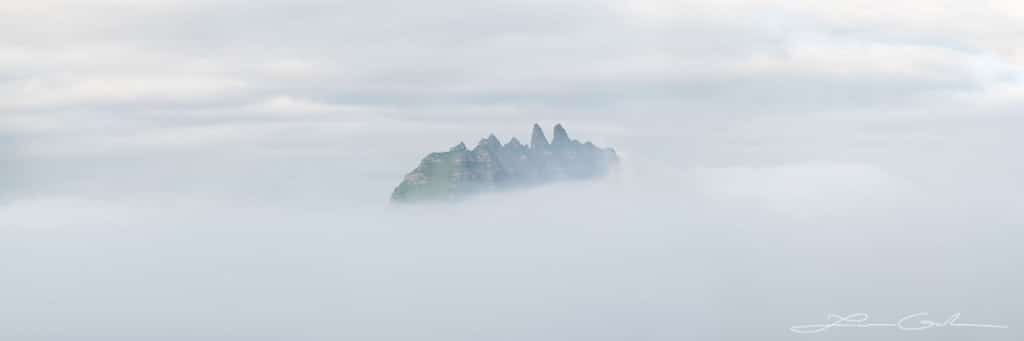 جزایر فارو در مه