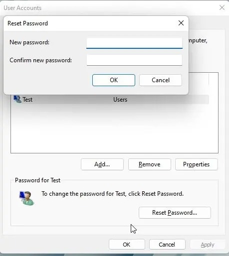 ۱-تغییر رمز عبور در ویندوز 11 (بدون دانستن رمز عبور فعلی)