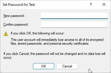 ۳-تغییر رمز عبور ویندوز ۱۱ از طریق Computer Management