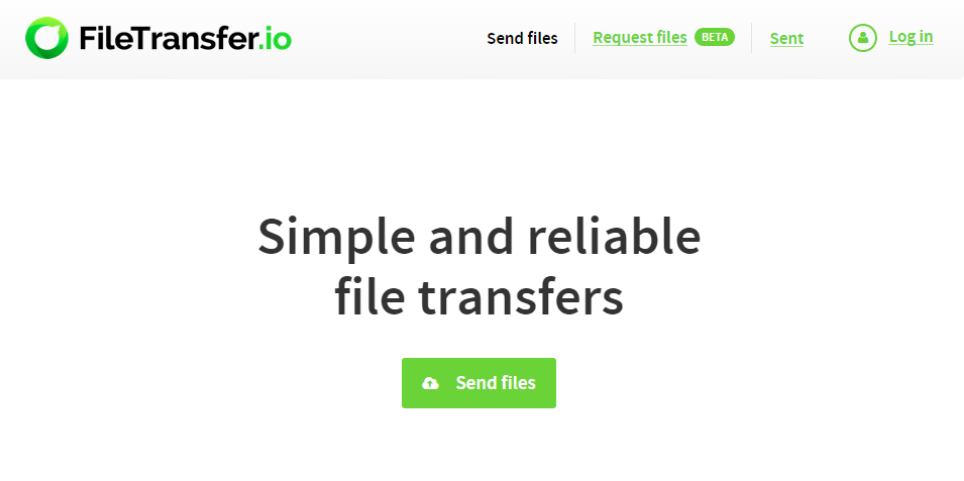 سایت آپلود رایگان فایل FileTransfer.io