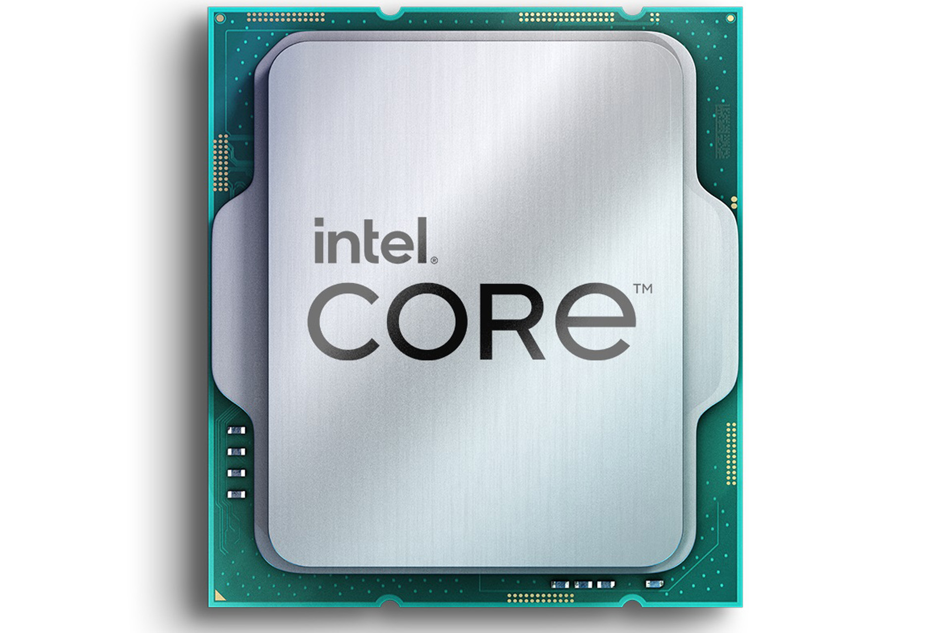 پردازنده CPU رپتور لیک اینتل نسل سیزدهم Intel Raptor Lake از نمای بالا