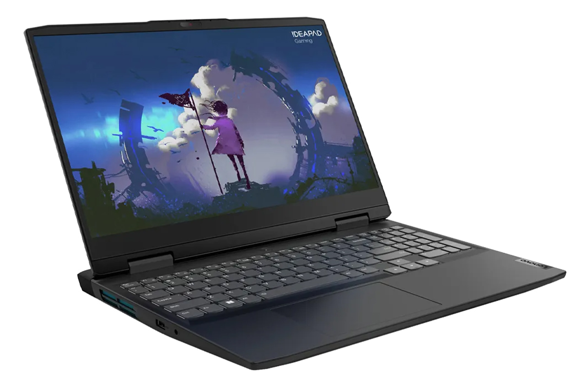 نمای نیمرخ چپ لپ تاپ لنوو آیدیاپد گیمینگ 3 با پردازنده نسل 12 اینتل