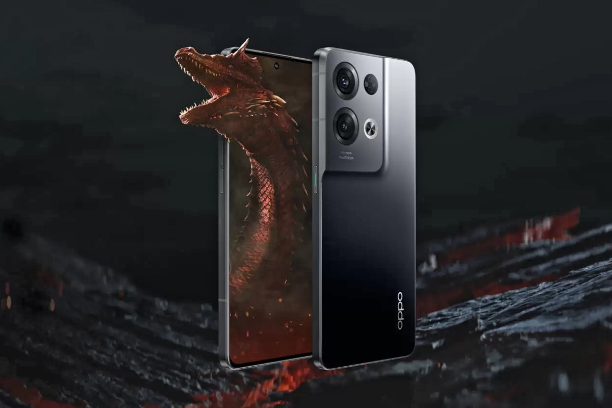 Oppo Reno 8 Pro phone with House of the Dragon theme