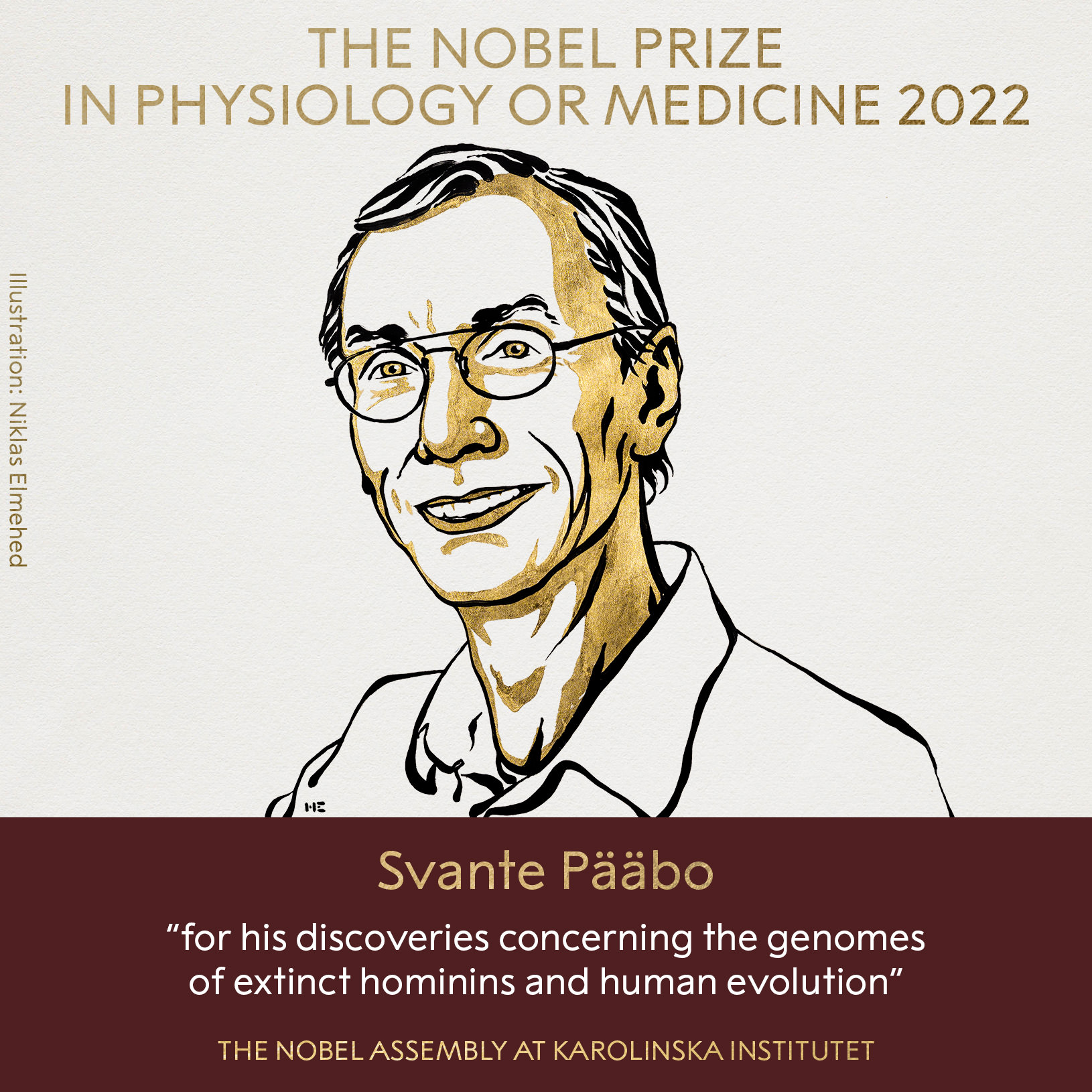 سوانته پبو برنده جایزه نوبل فیزیولوژی یا پزشکی ۲۰۲۲