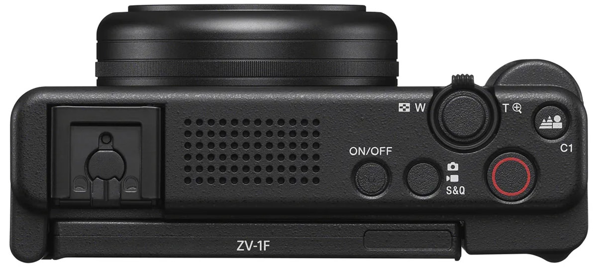 دوربین Vlog Sony ZV-1F از بالا