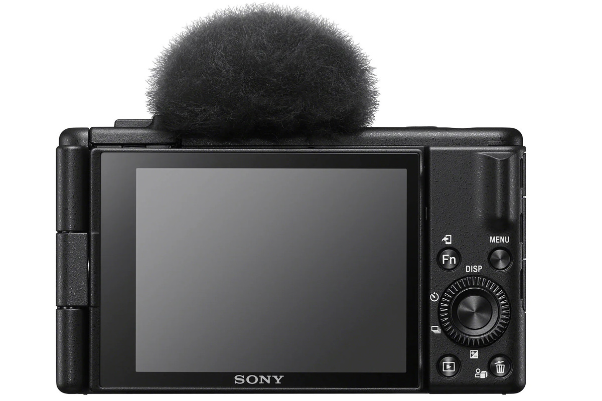 دکمه ها و نمایشگر دوربین سونی Sony ZV-1F ولاگ
