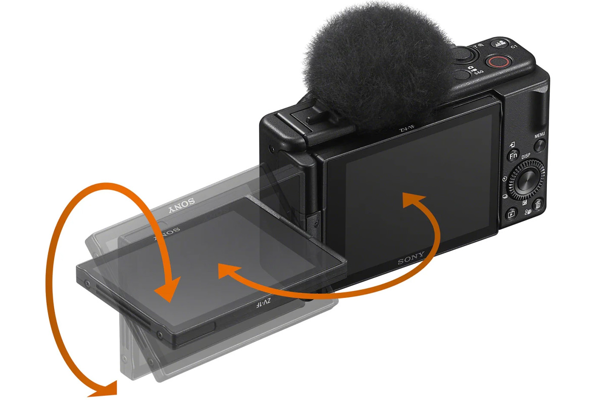نمایشگر چرخان دوربین سونی Sony ZV-1F ولاگ