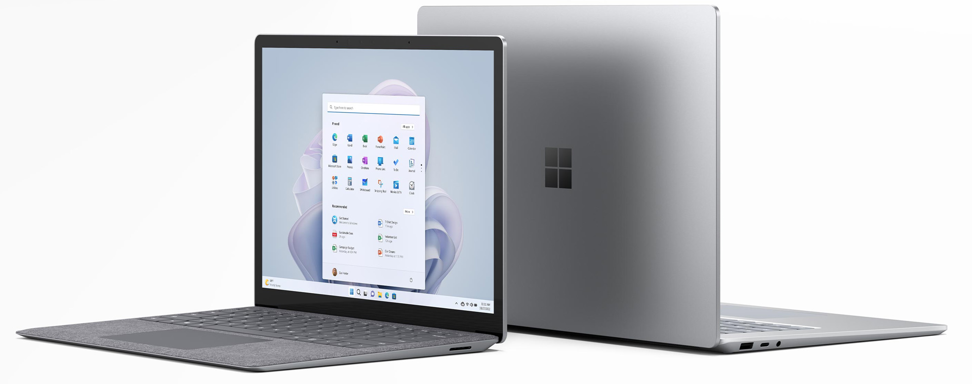 مدل نقره ای سرفیس لپ تاپ ۵ مایکروسافت Surface Laptop 5