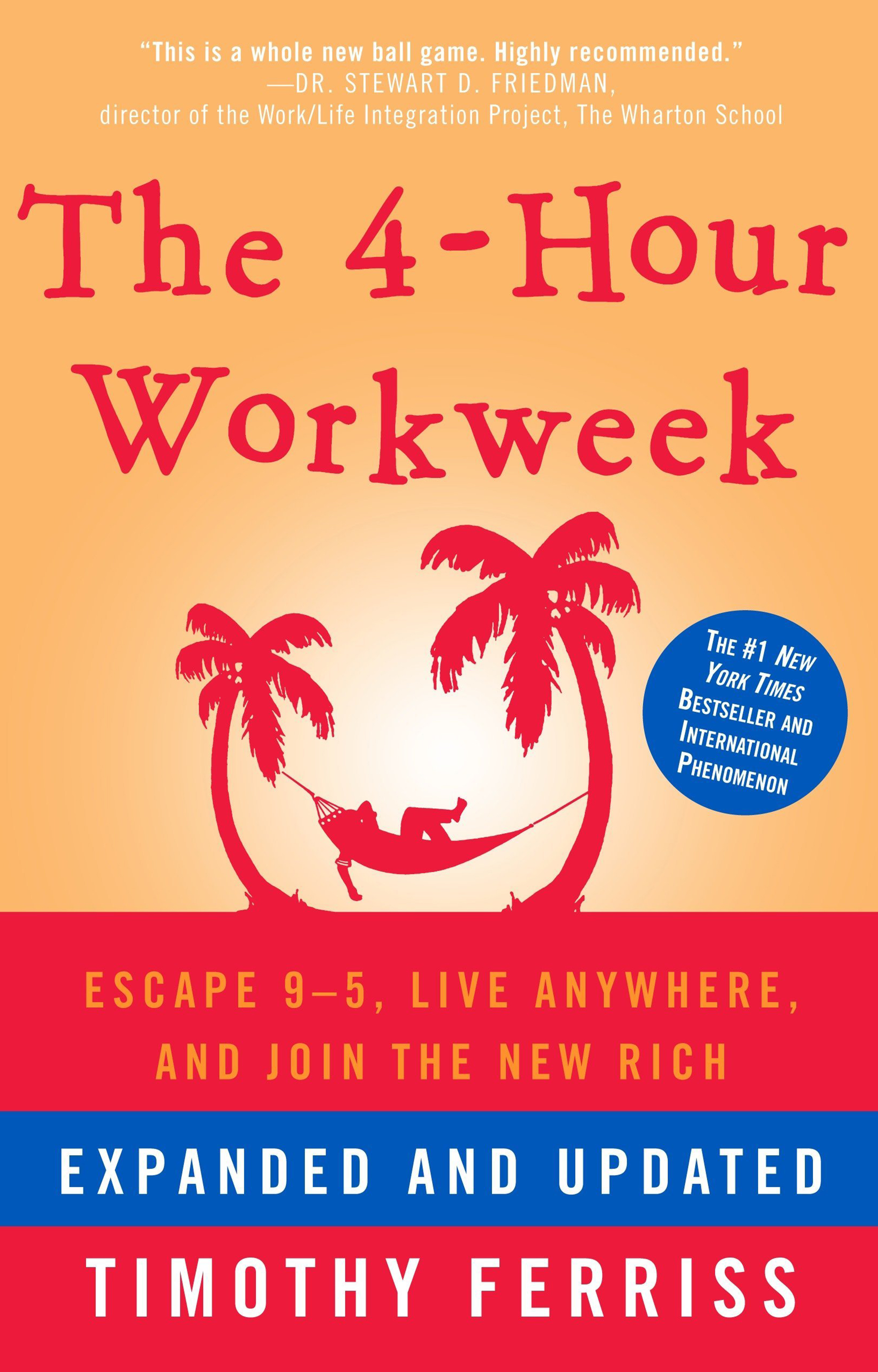 جلد کتاب هفته کاری ۴ ساعت – تیم فریز