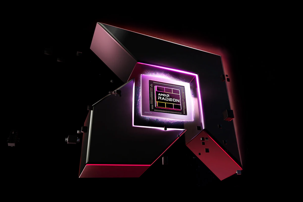 لوگوی ای ام دی رادئون AMD Radeon طرح گرافیکی