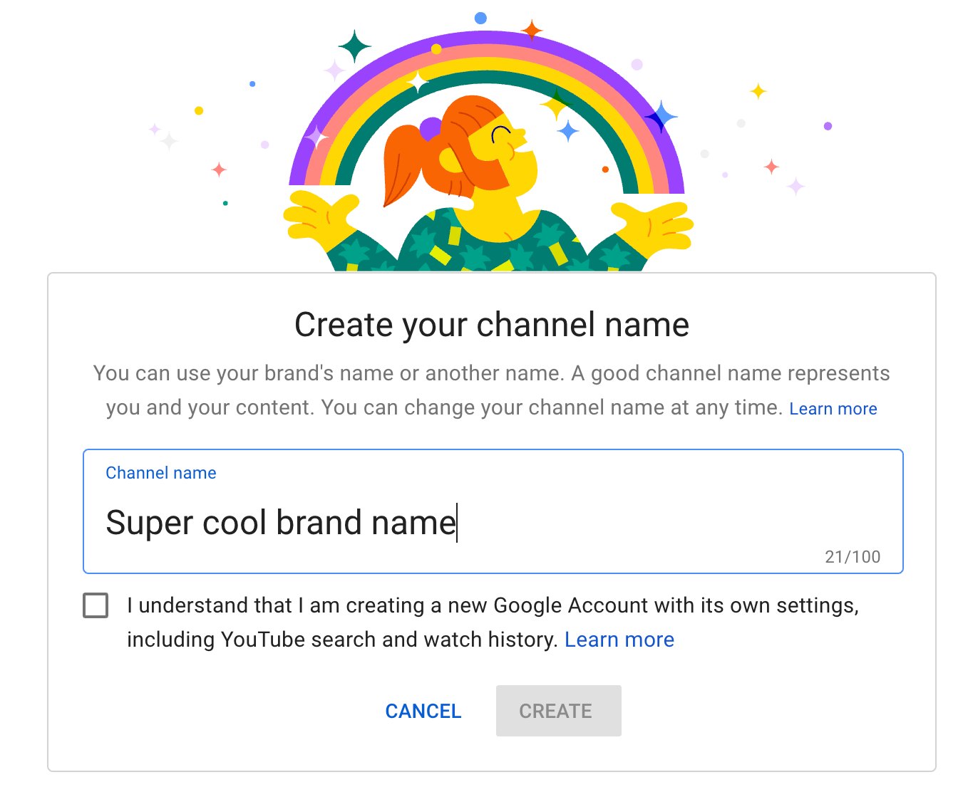 انتخاب نام کانال یوتیوب