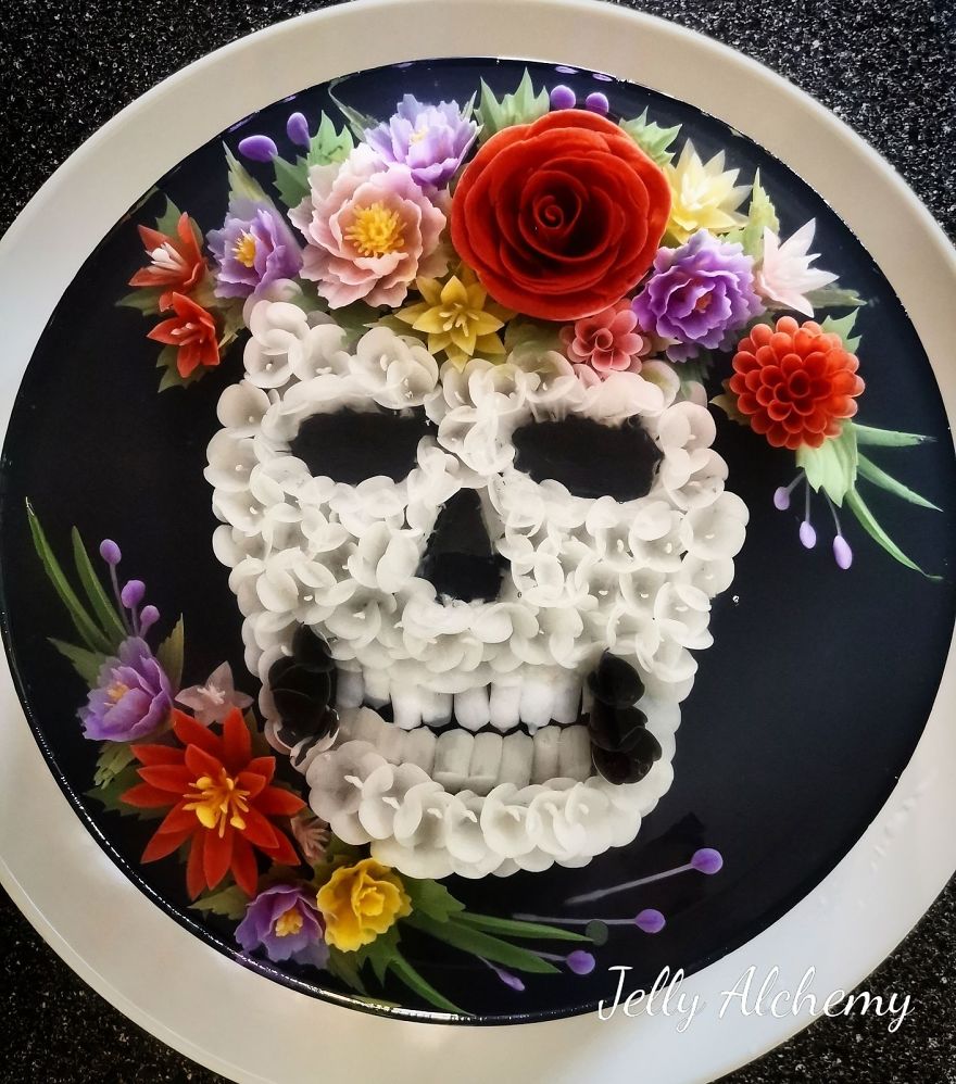 کیک های ژله ای مختلف با طرح های سه بعدی جذاب
