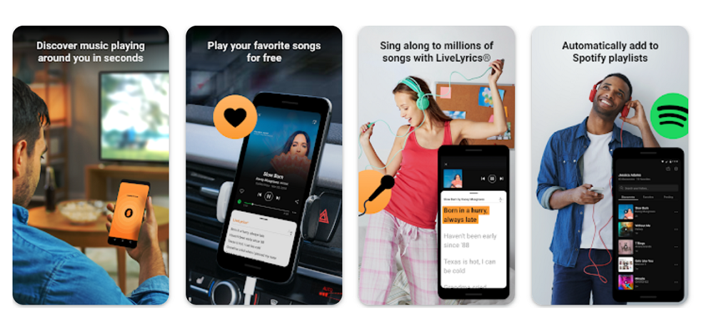 SoundHound application for song recognition