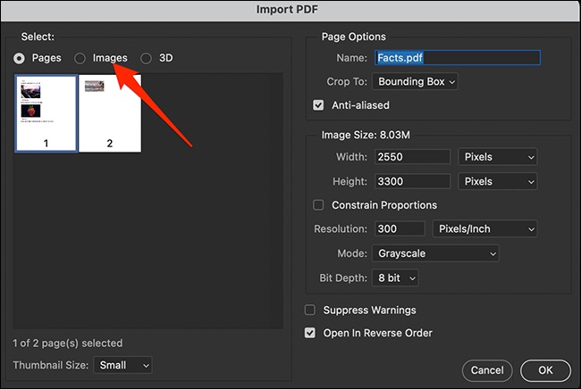 2-Extract images from PDF with Photoshop