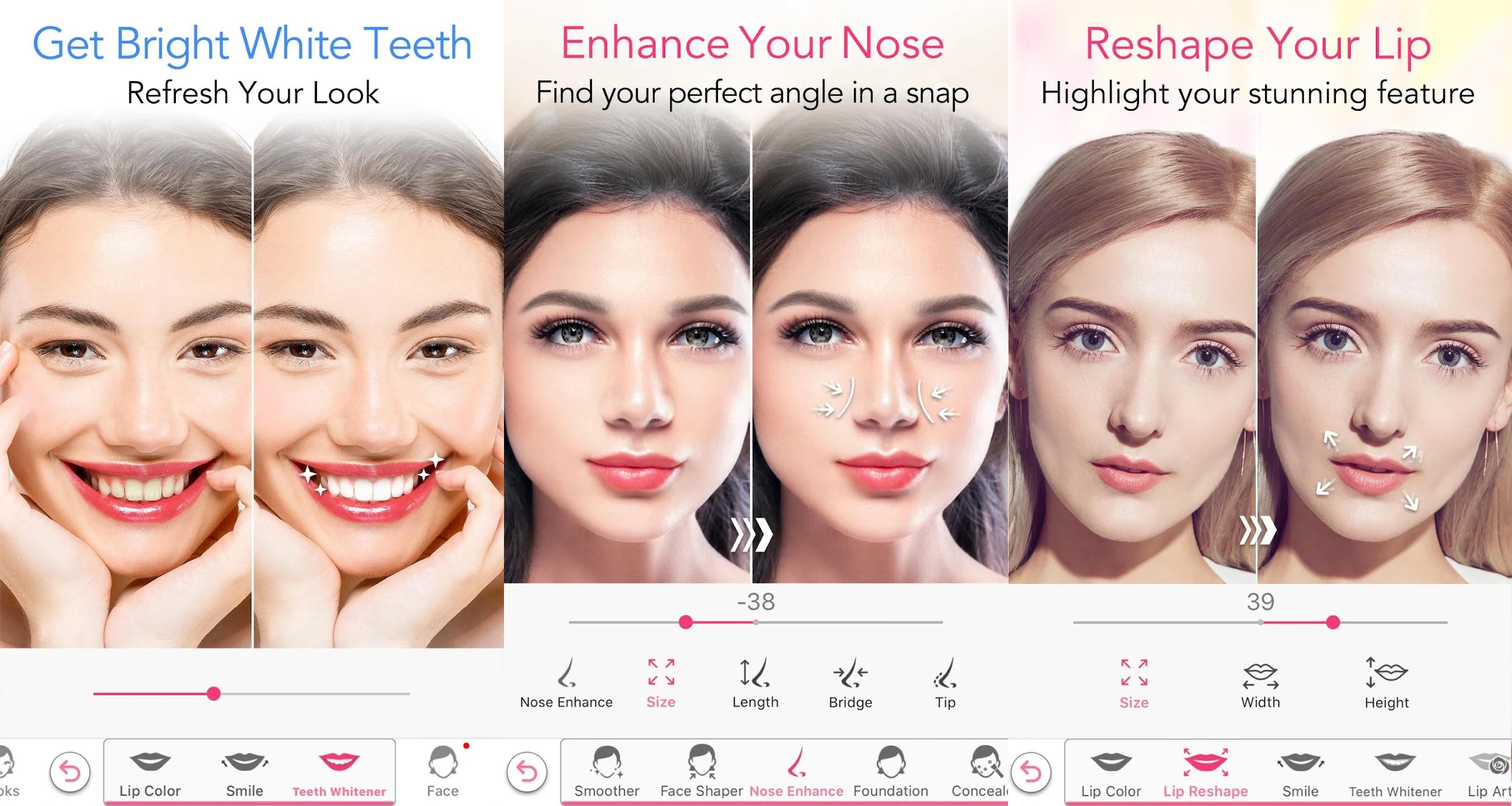 YouCam Makeup selfie beautifier program