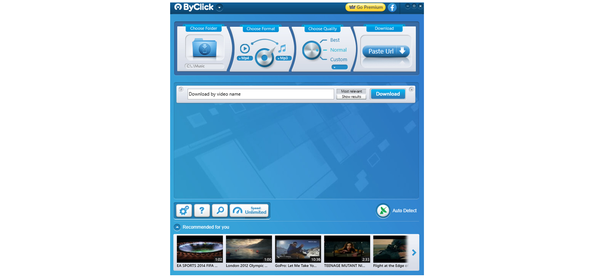 ByClick download software environment