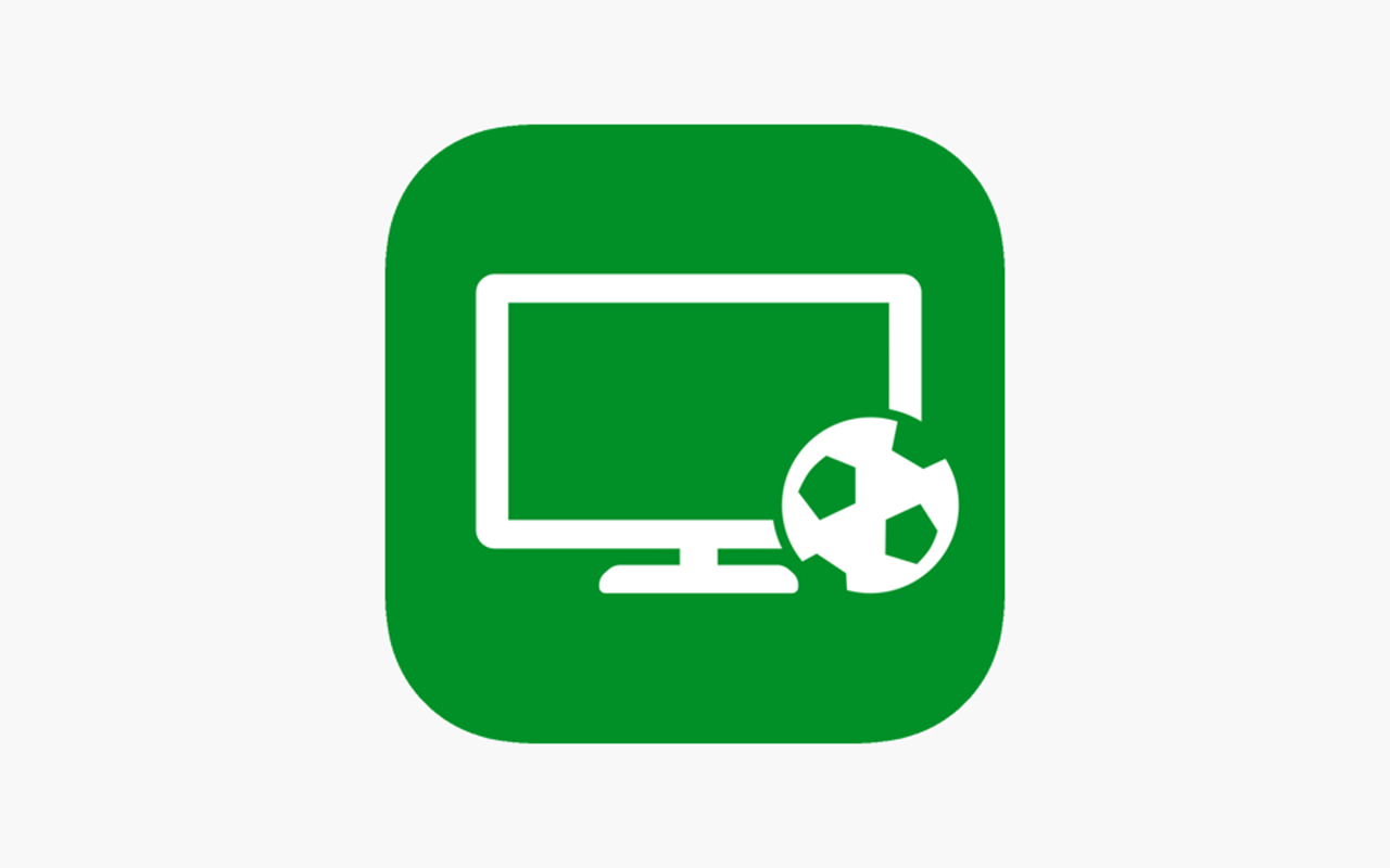 لوگوی اپلیکیشن تماشای فوتبال به رنگ سبز