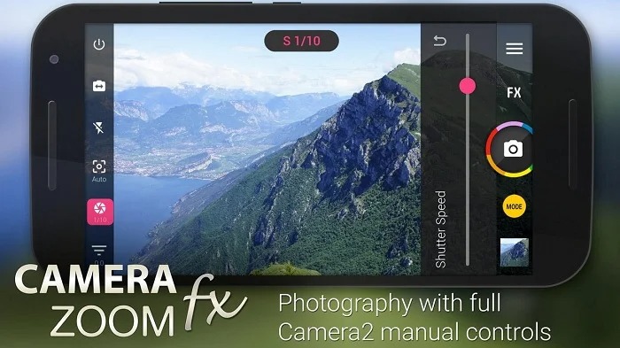 بهترین نرم افزار دوربین اندروید- Camera ZOOM FX 