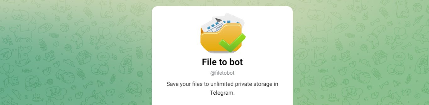 Telegram bot FileToBot