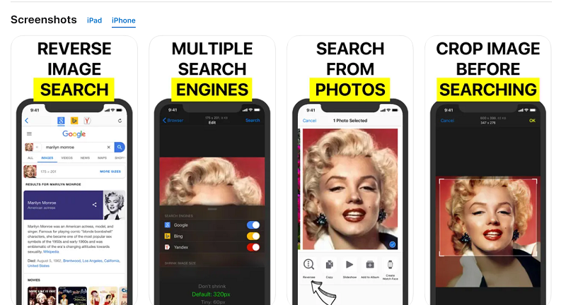 Reversee photo search software