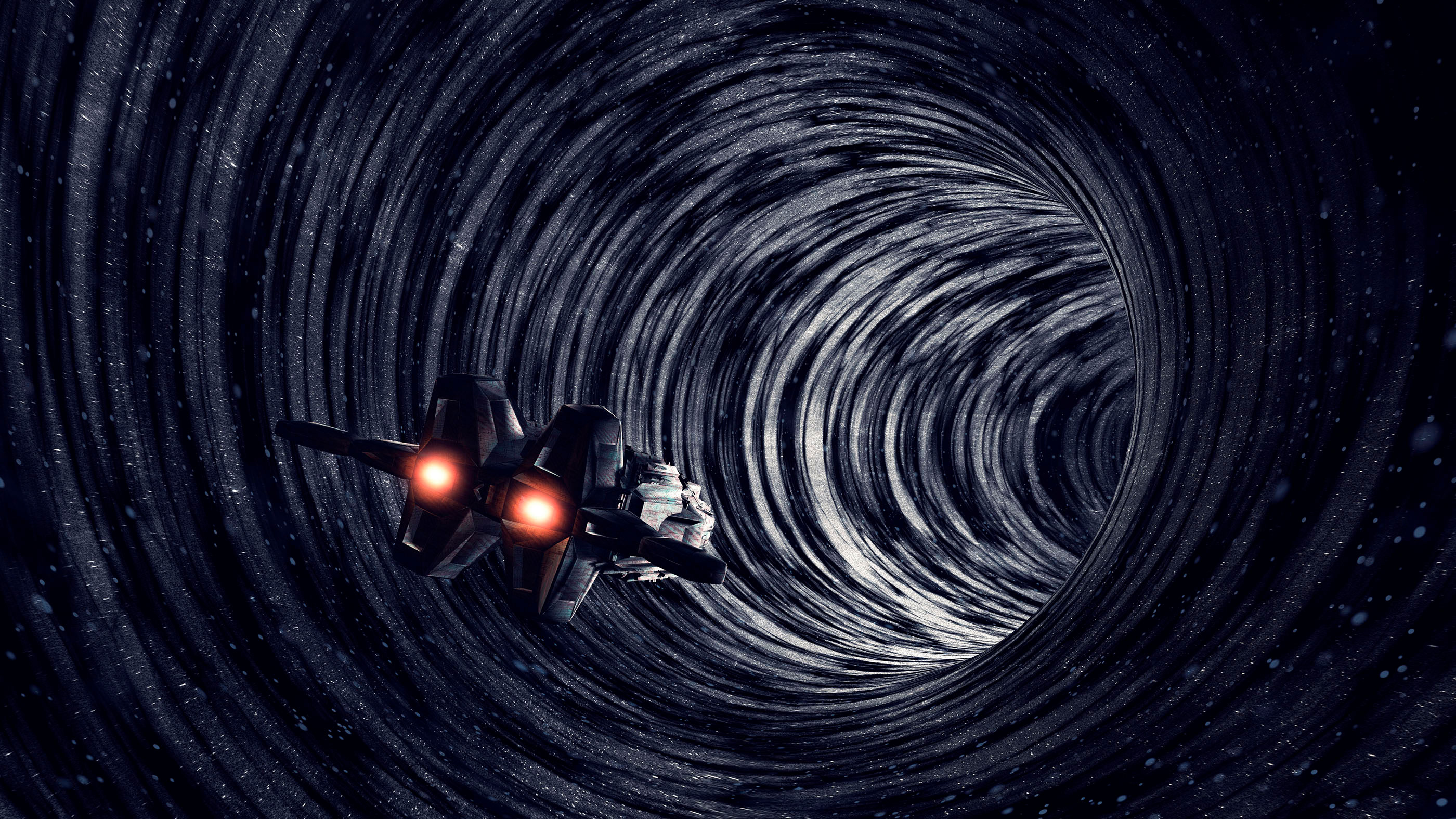 A journey through a stable wormhole