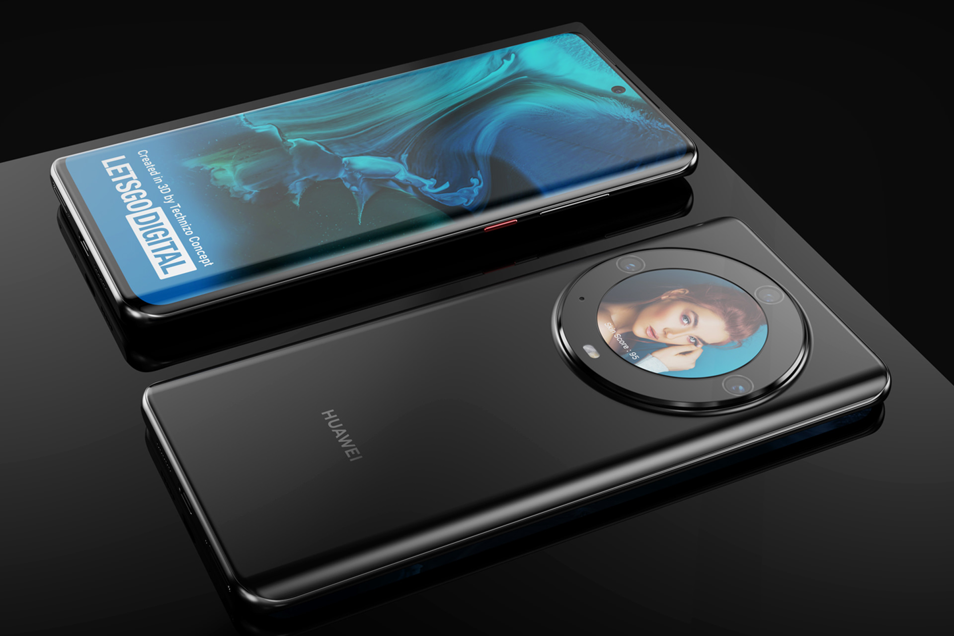 Huawei concept phone with 3D camera