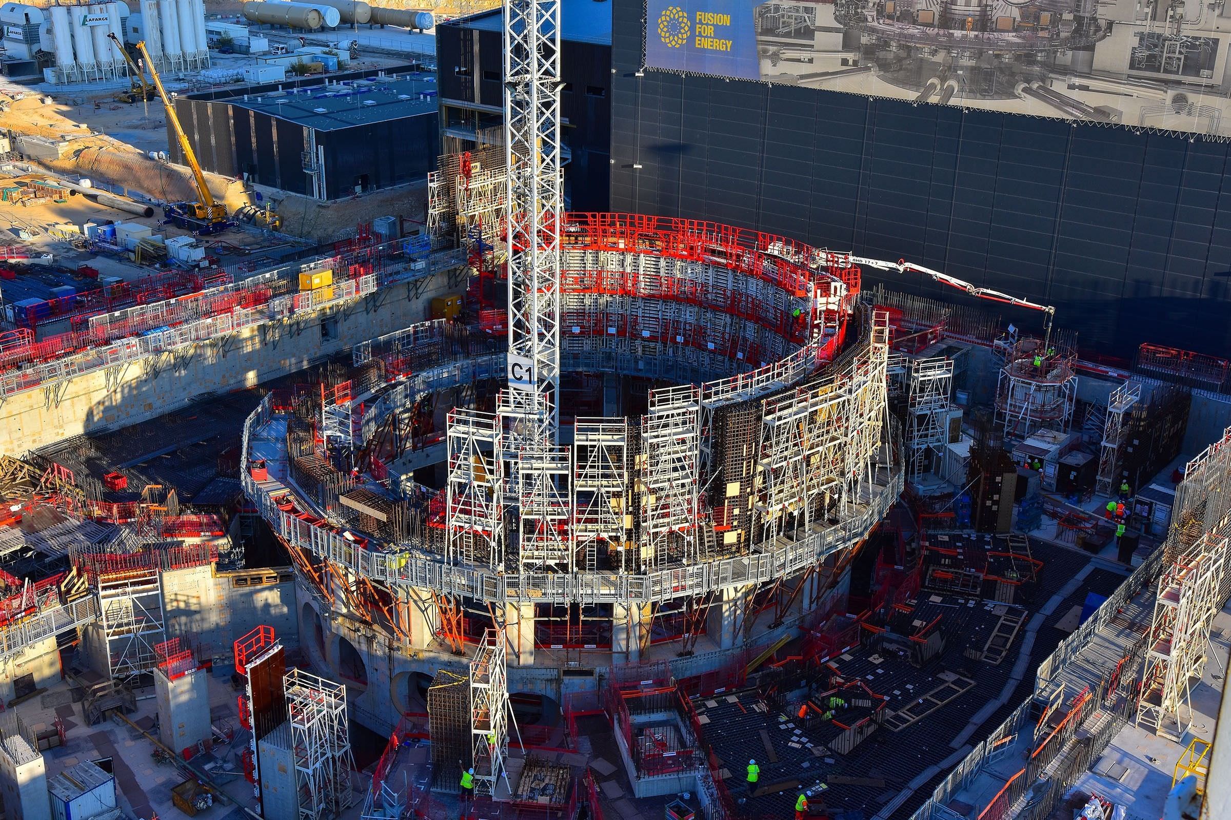 تصویری از پروژه ITER در فرانسه