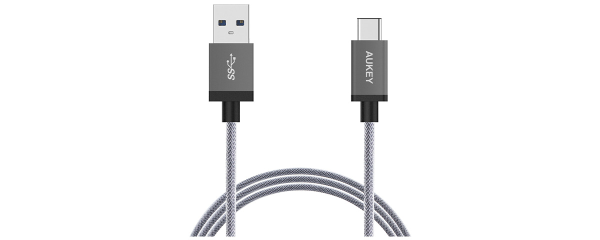 کابل تبدیل USB 3.0 به USB-C آکی مدل CB-CD2 طول 1 متر