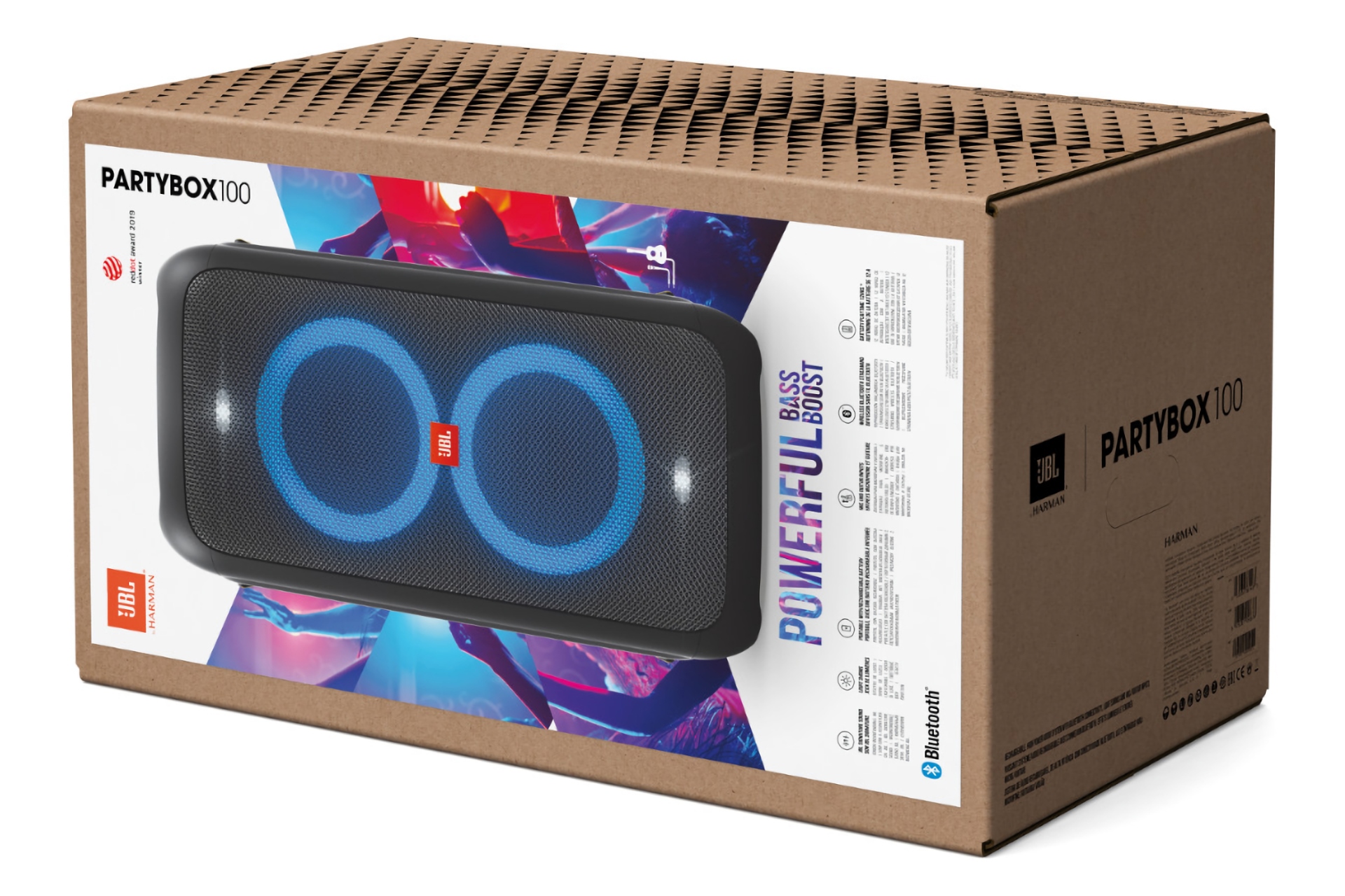 jbl partybox 100 bass