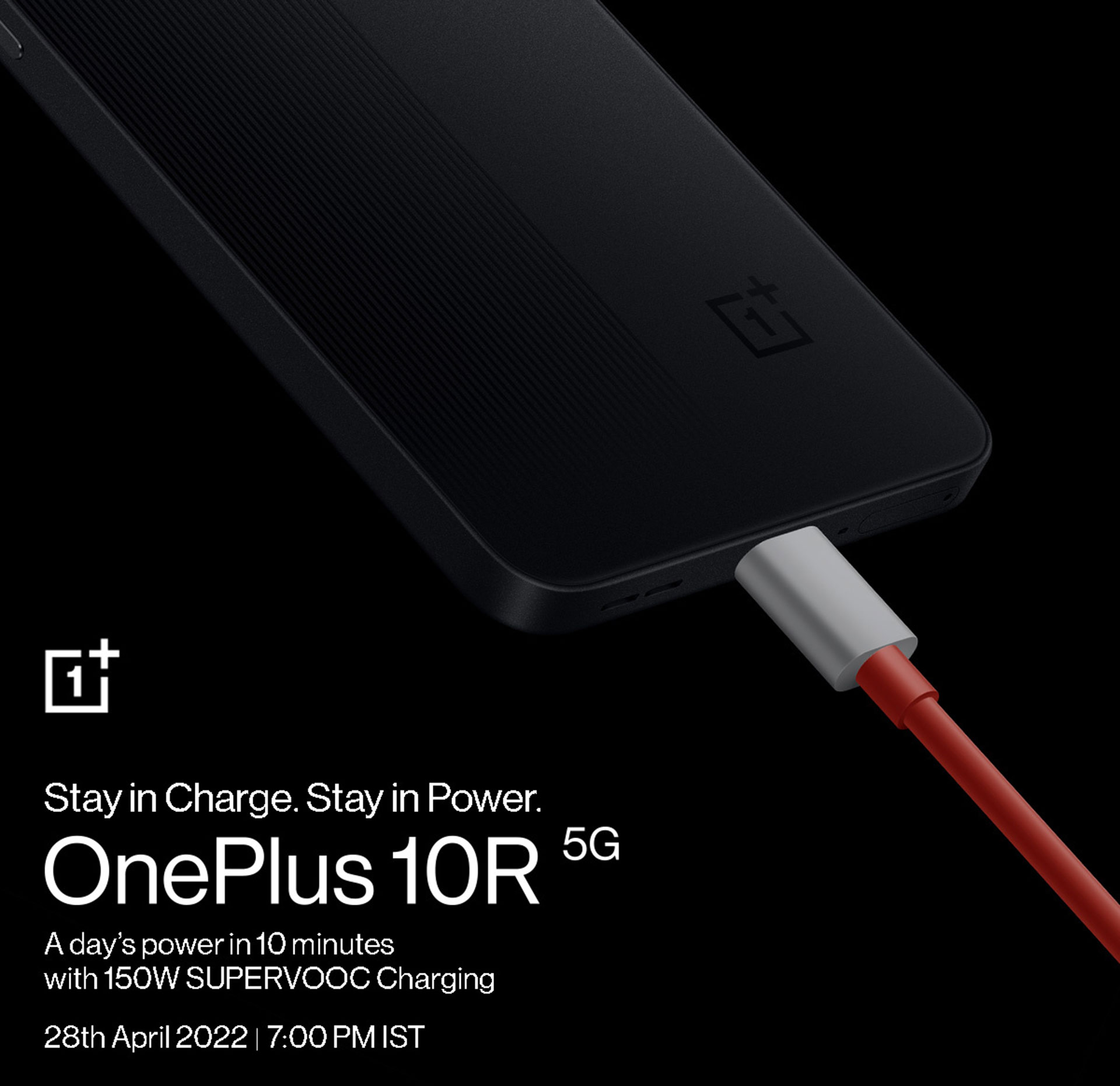 معرفی قدرت شارژ OnePlus 10R 5G در پوستر تبلیغاتی آن