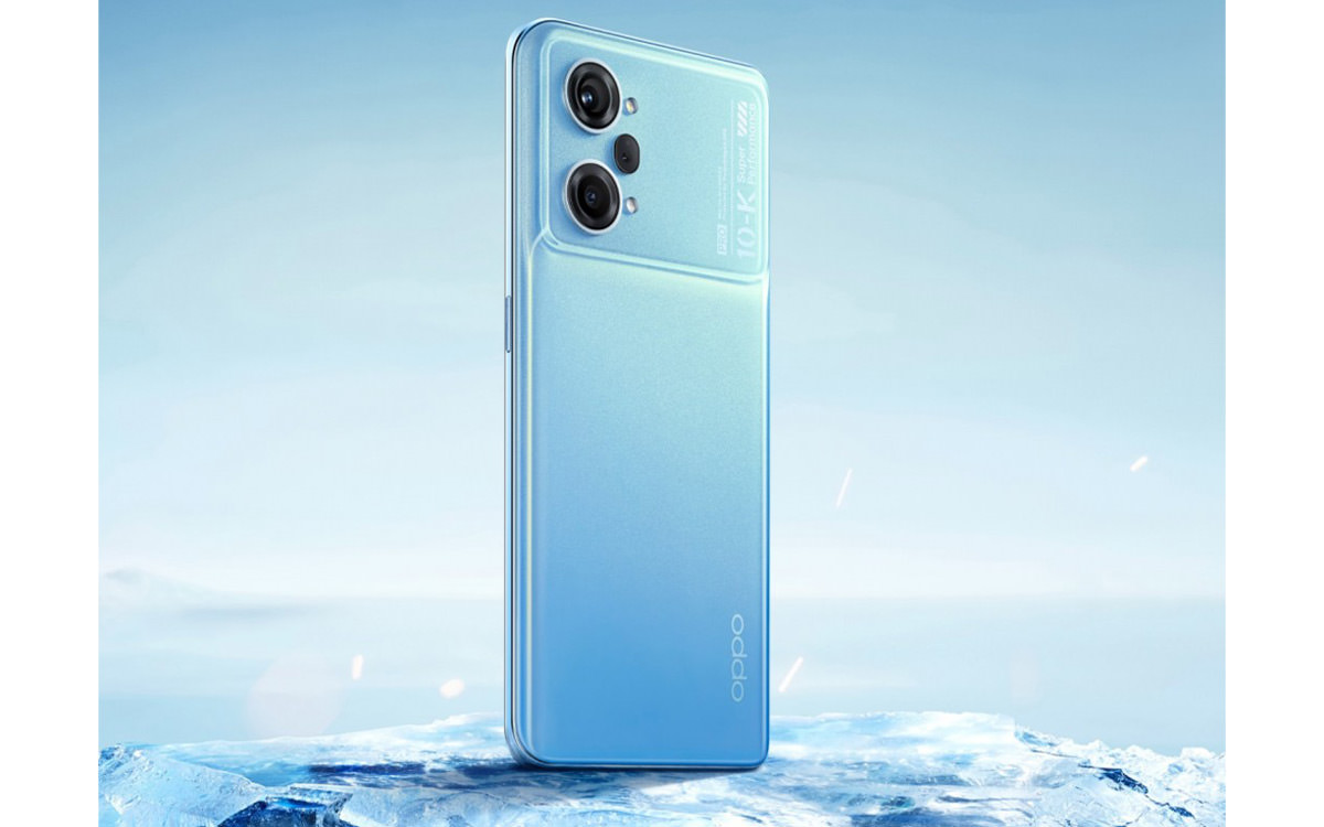Oppo K50 Pro 5G در رنگ آبی