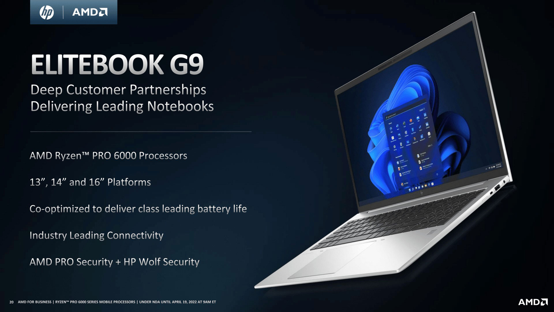 فهرست مشخصات Elitbook G9