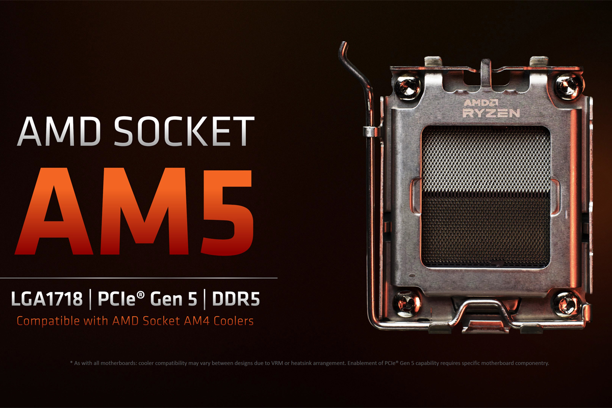 AMD سوکت AM5 و سه چیپست X670E، X670 و B650 را معرفی کرده است.