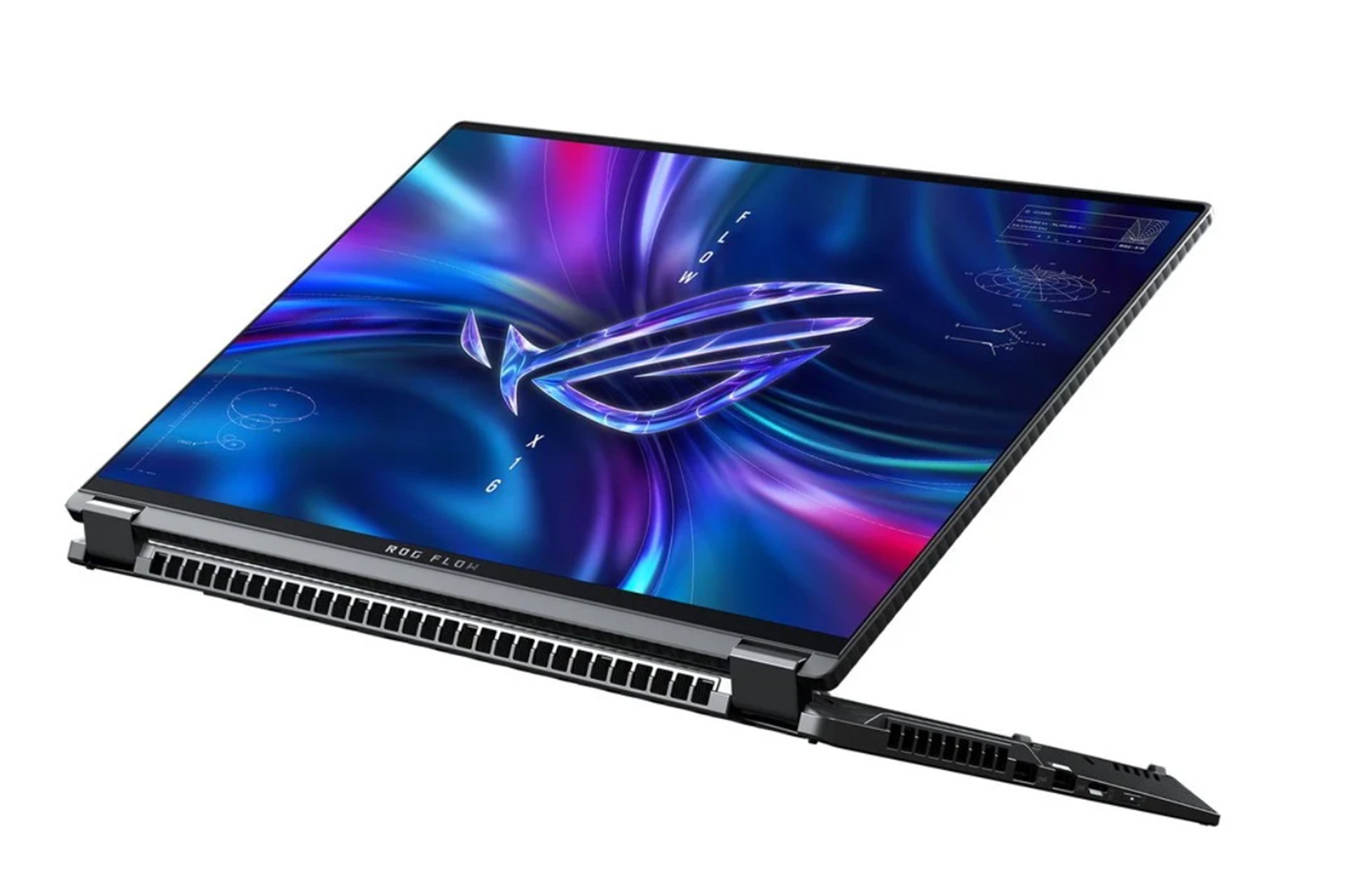  لپ‌تاپ گیمینگ ROG Flow X16 با کیبورد جمع‌شده