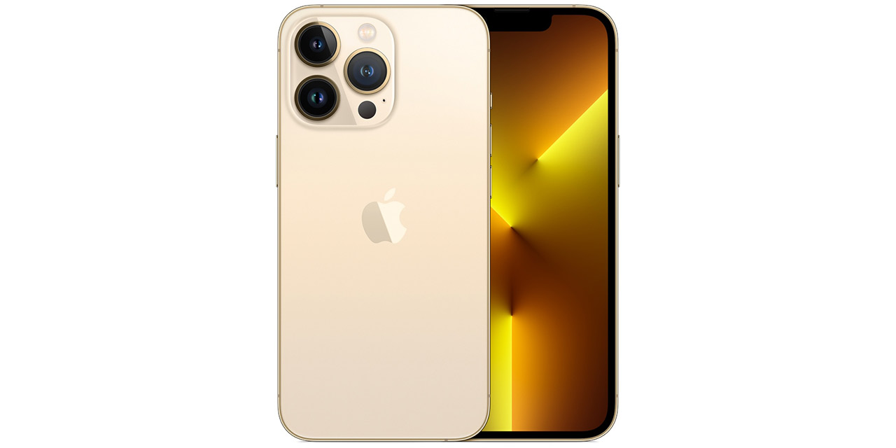 بهترین گوشی های 2022 - آیفون 13 پرو مکس اپل - iPhone 13 Pro max رنگ طلایی